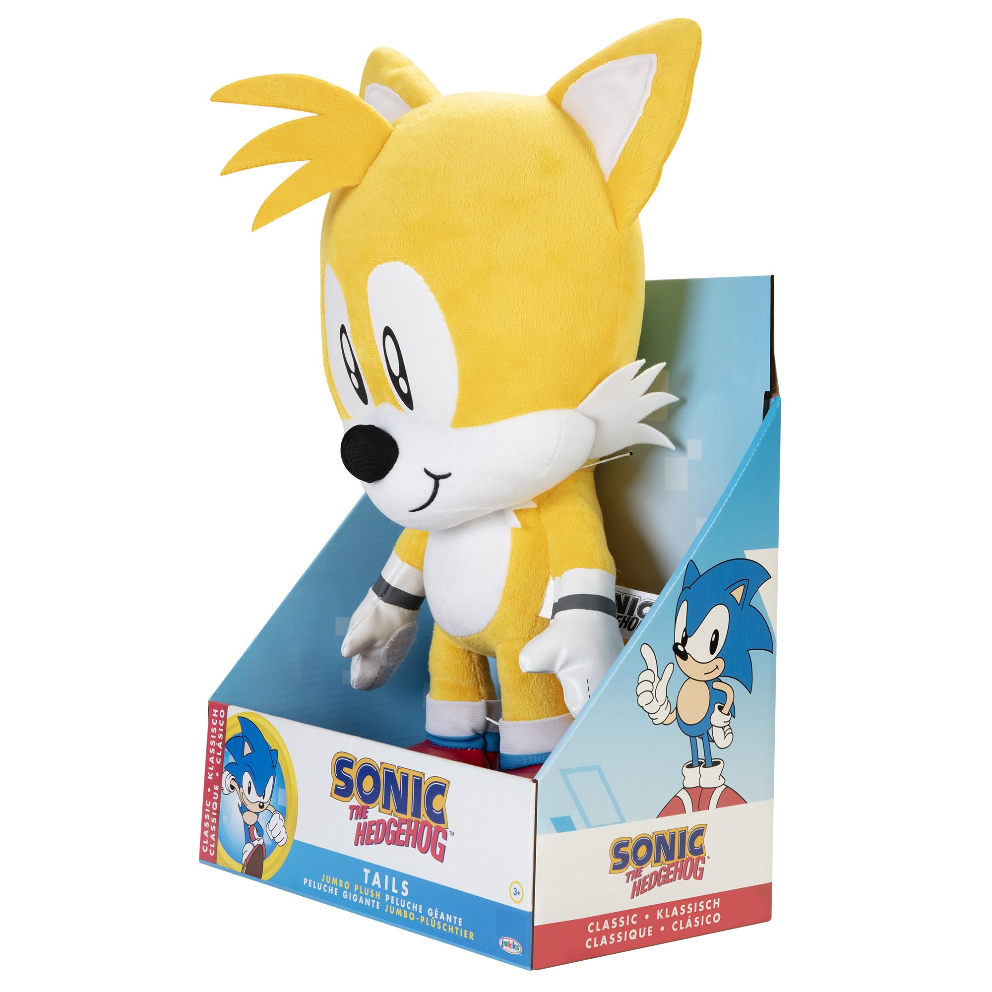 Jakks Pacific Sonic The Hedgehog Tails/Knuckles Jumbo Plush Jakks Pacific