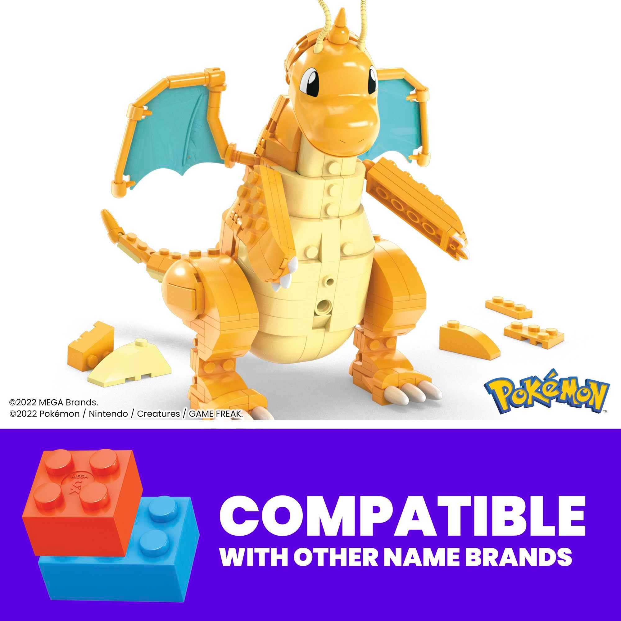 Mega Pokemon Dragonite Building Toys Mega Brands