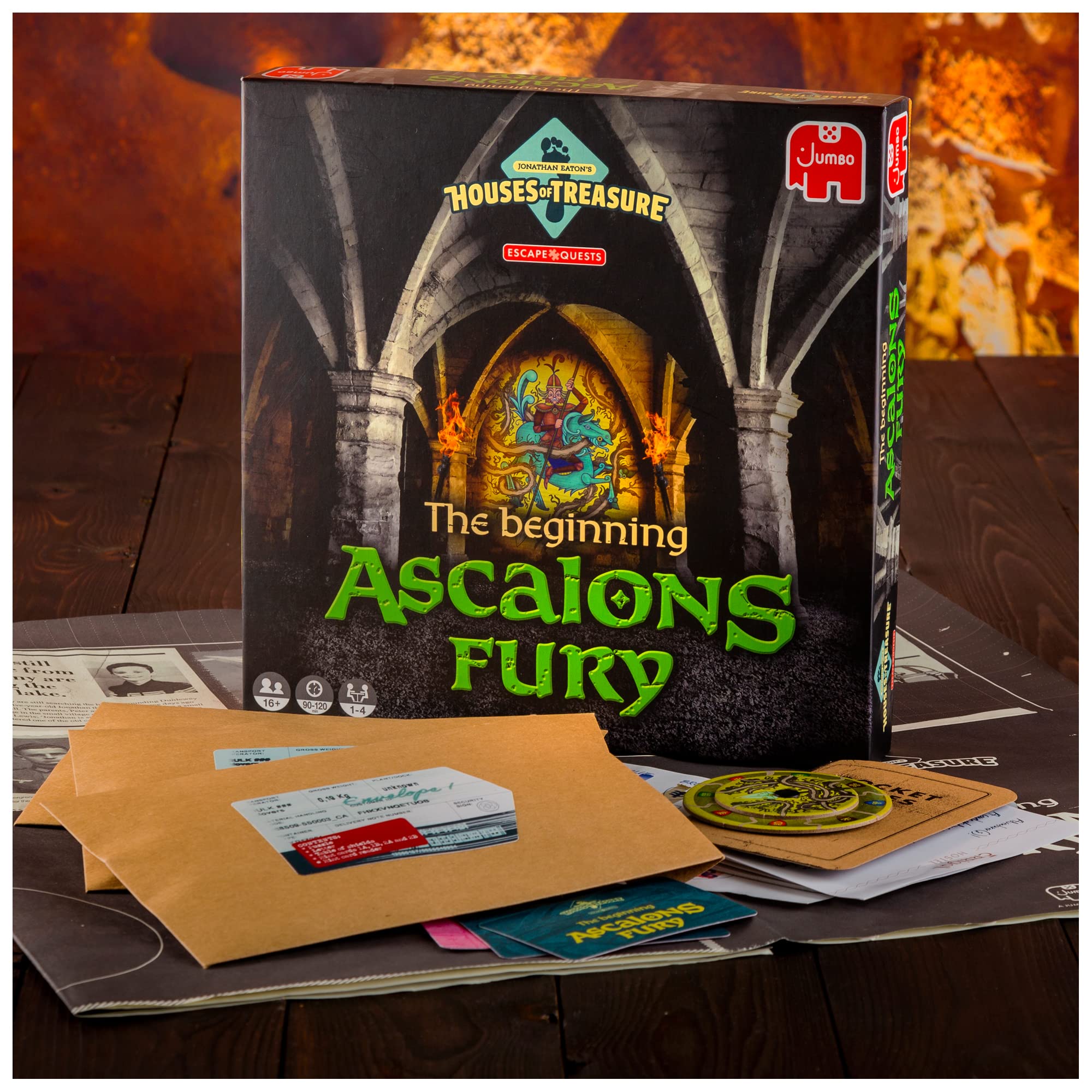 Jumbo Jonathan Eaton's Houses of Treasure Escape Quests The Beginning Ascalon's Fury Jumbo