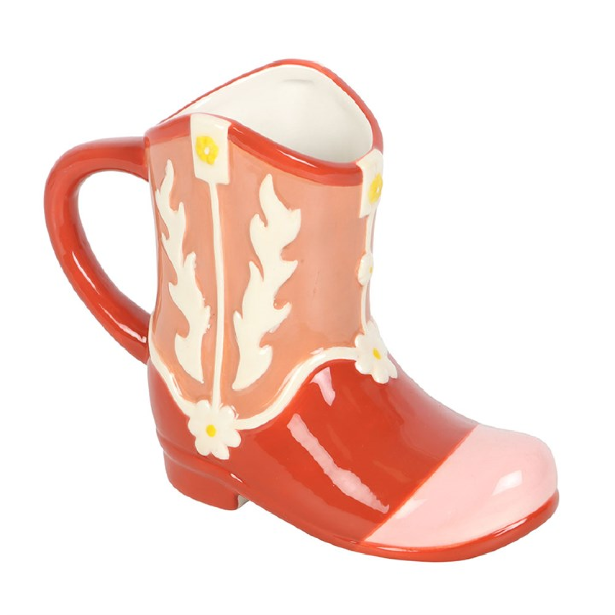 Pink Cowboy Boot Shaped Mug Something Different