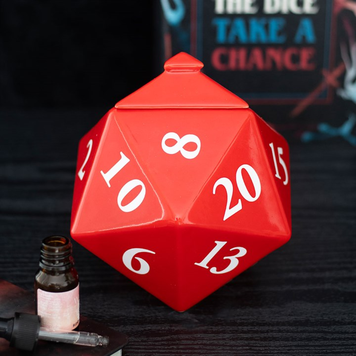 D20 Gaming Dice Shaped Oil Burner Something Different