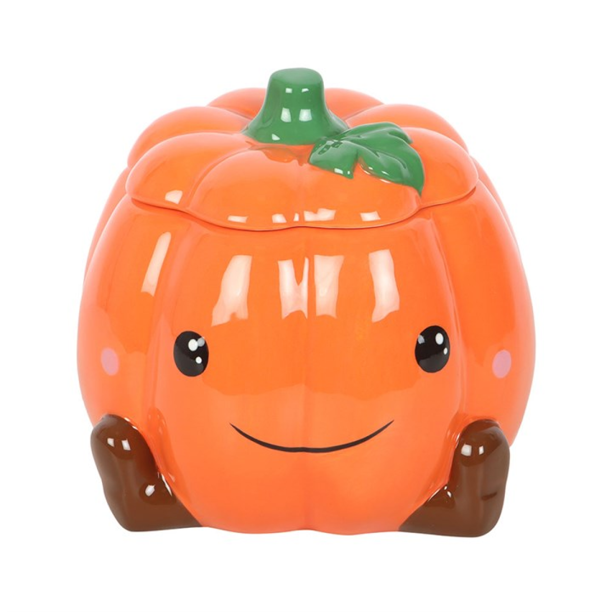 Cute Smiling Pumpkin Oil Burner and Wax Warmer Something Different