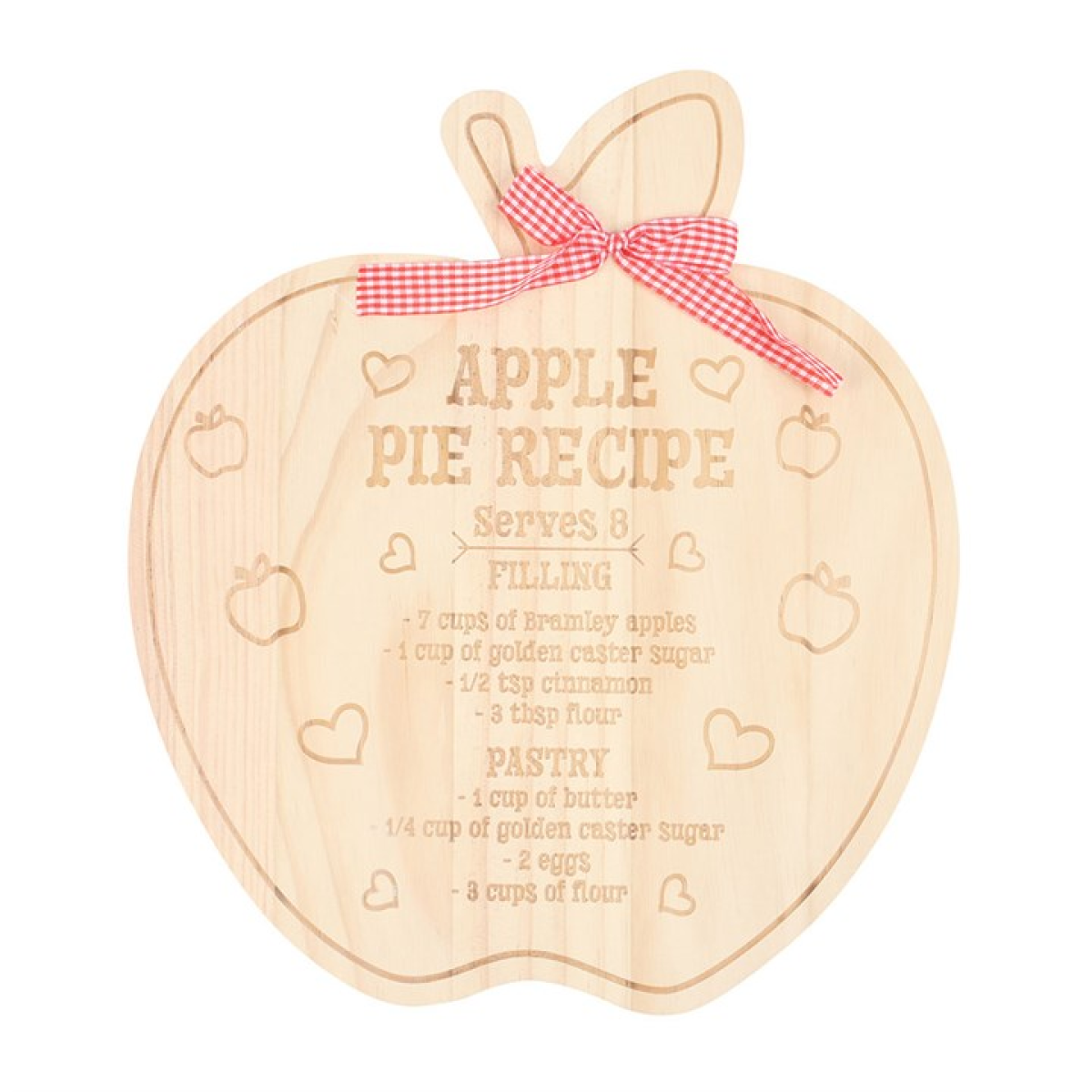 Apple Pie Recipe Serving Board Something Different