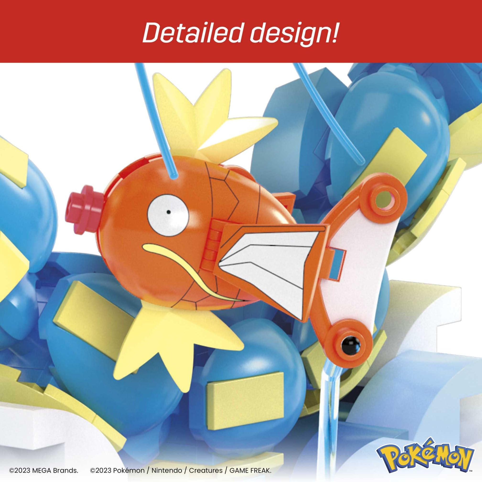 Mega Pokemon Magikarp Evolution Building Set Mega Brands