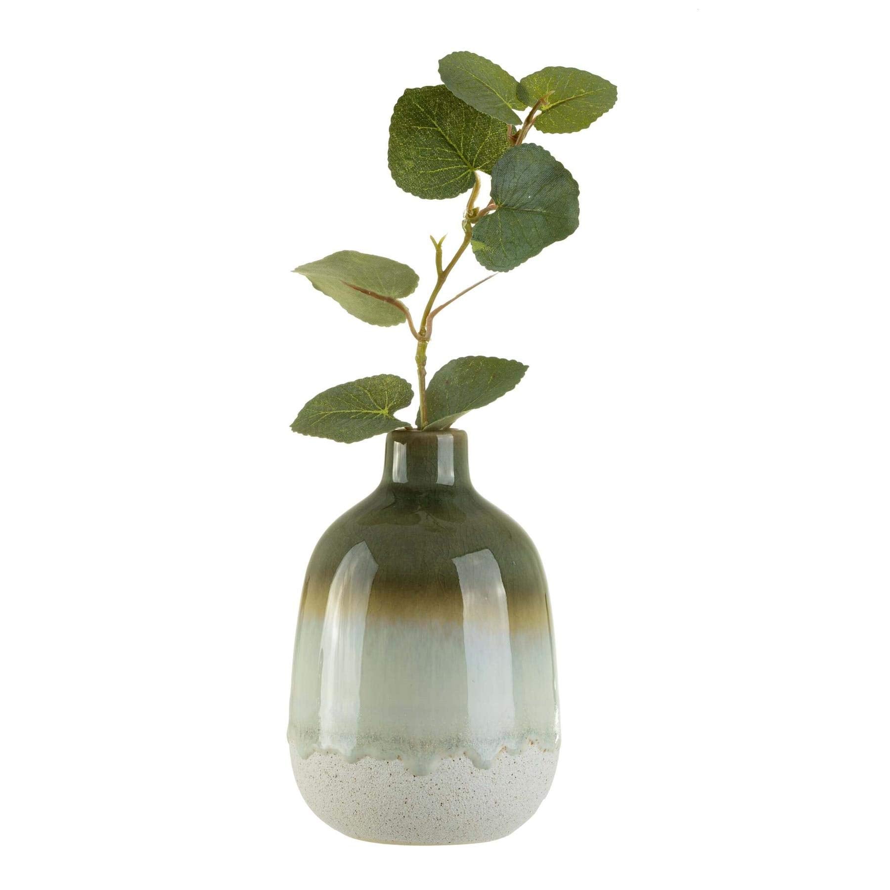 Sass & Belle Mojave Glaze Green Vase Sass & Belle