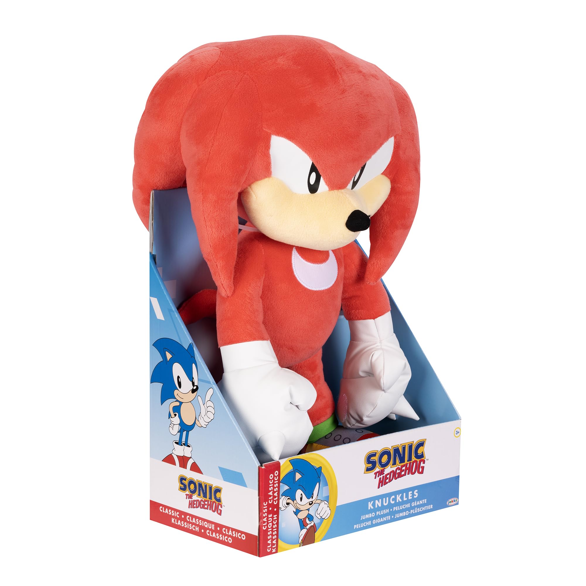 Jakks Pacific Sonic The Hedgehog Tails/Knuckles Jumbo Plush Jakks Pacific