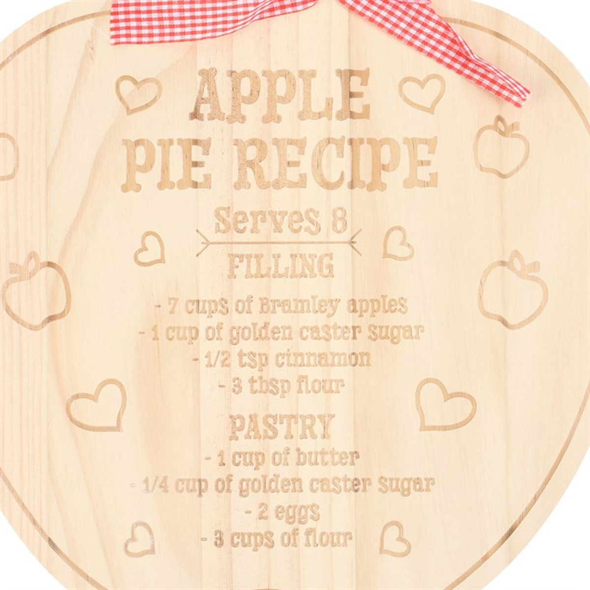 Apple Pie Recipe Serving Board Something Different