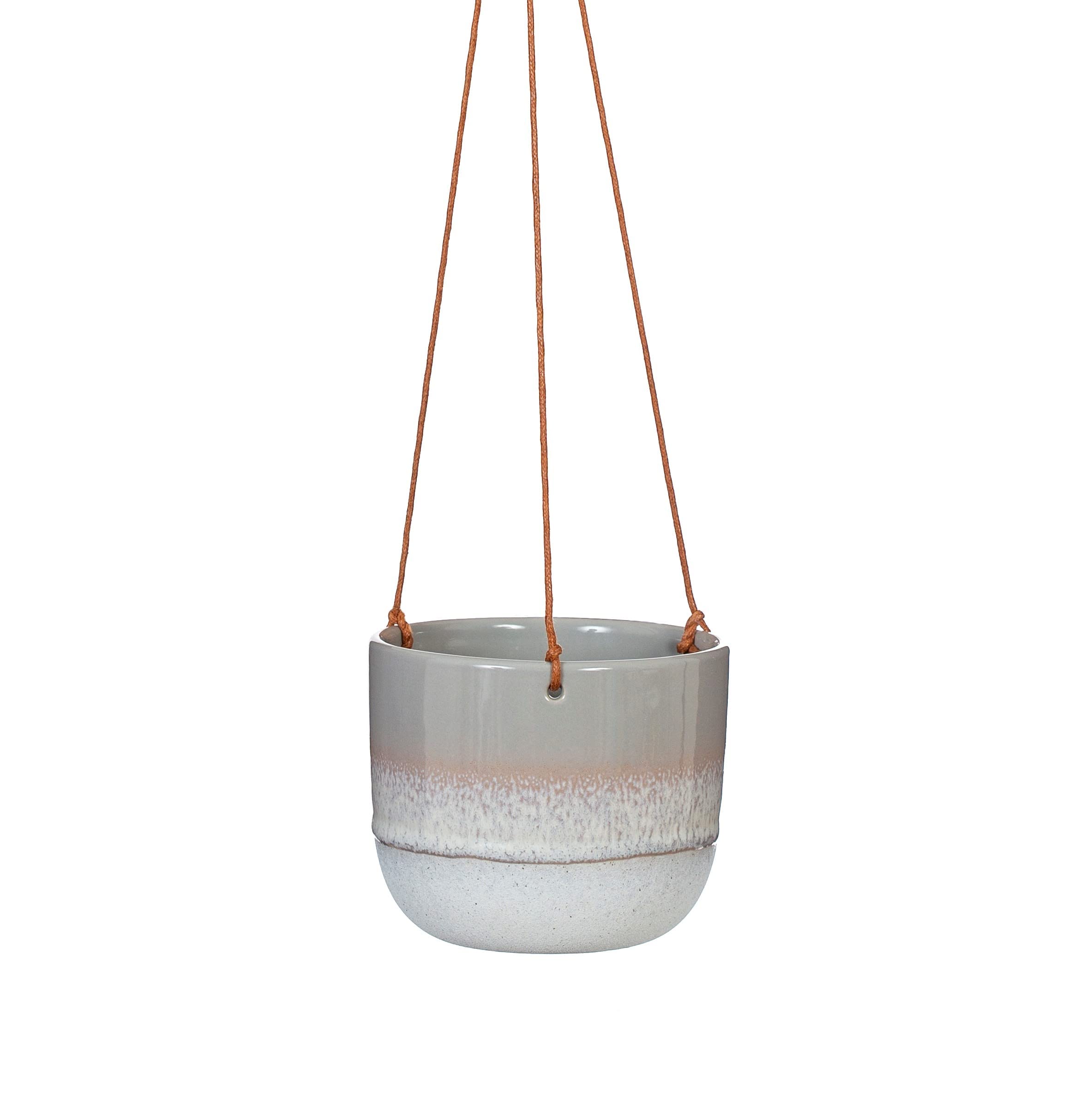 Sass & Belle Mojave Grey Hanging Planter Sass & Belle