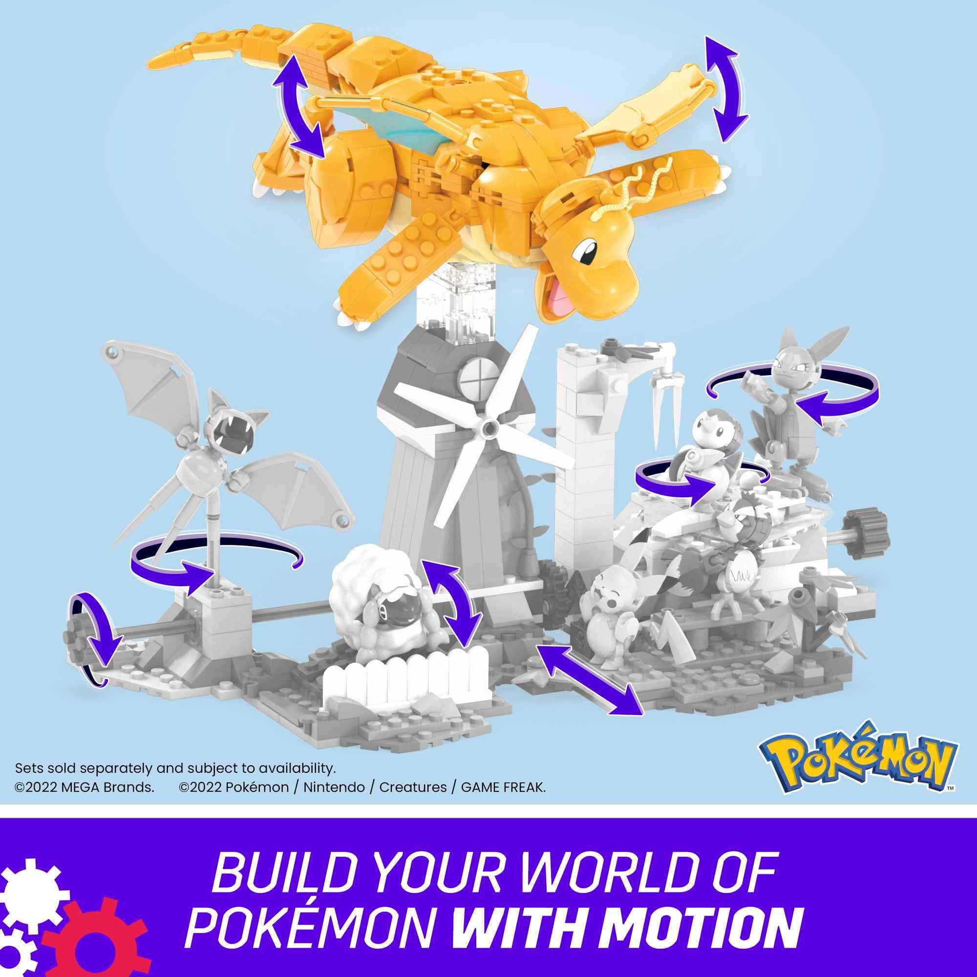 Mega Pokemon Dragonite Building Toys Mega Brands