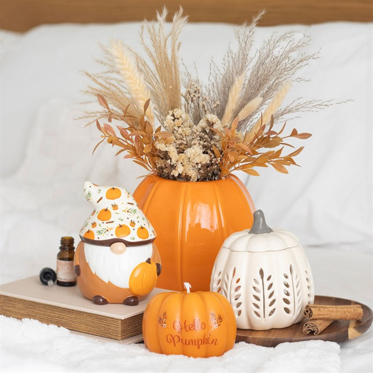 Orange Pumpkin Vase Something Different