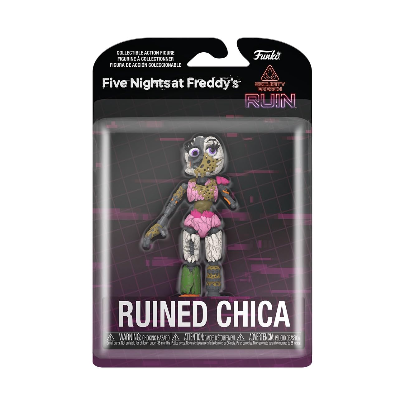 Funko Action Figure: Five Nights At Freddy's: Ruined Chica - Chica the Chicken Funko