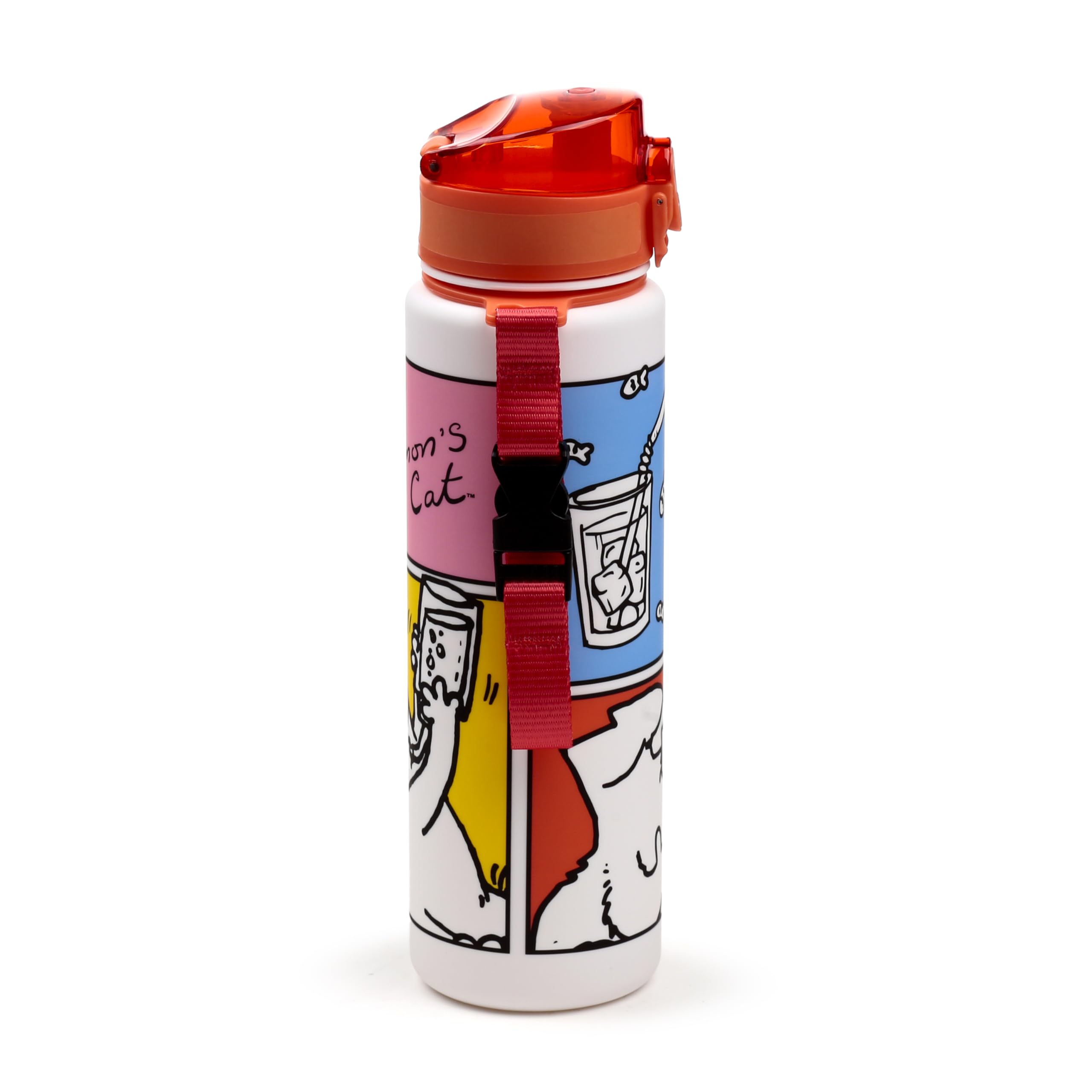 Puckator Simon's Cat 2024 Pop Top 600ml Shatterproof Bottle Puckator