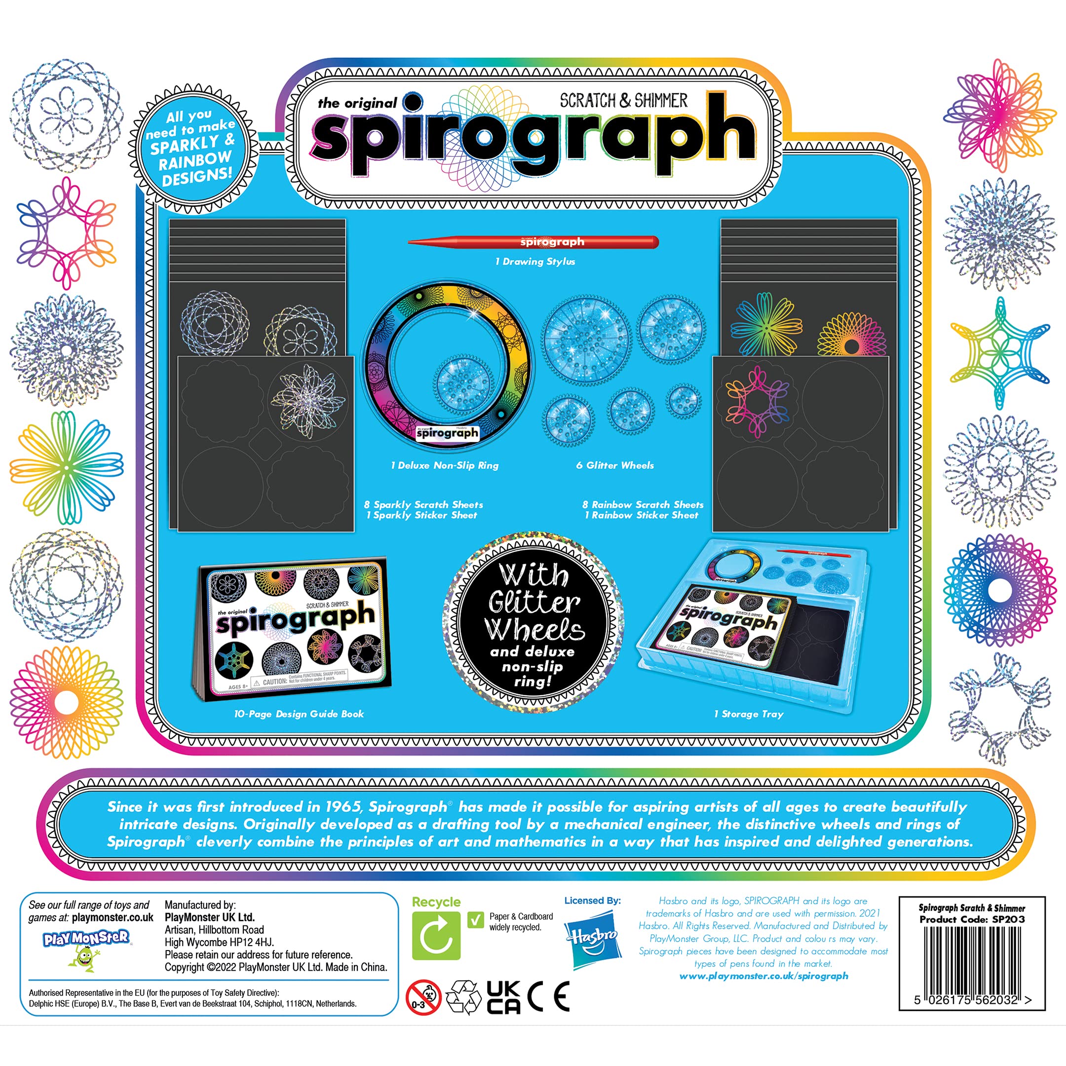 Spirograph Scratch & Shimmer Spirograph
