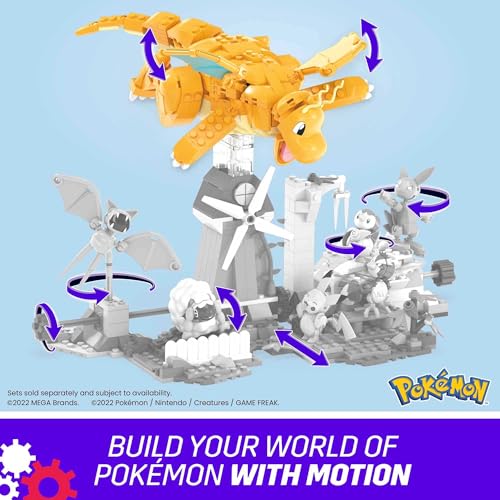 Mega Pokemon Dragonite Building Toys Mega Brands