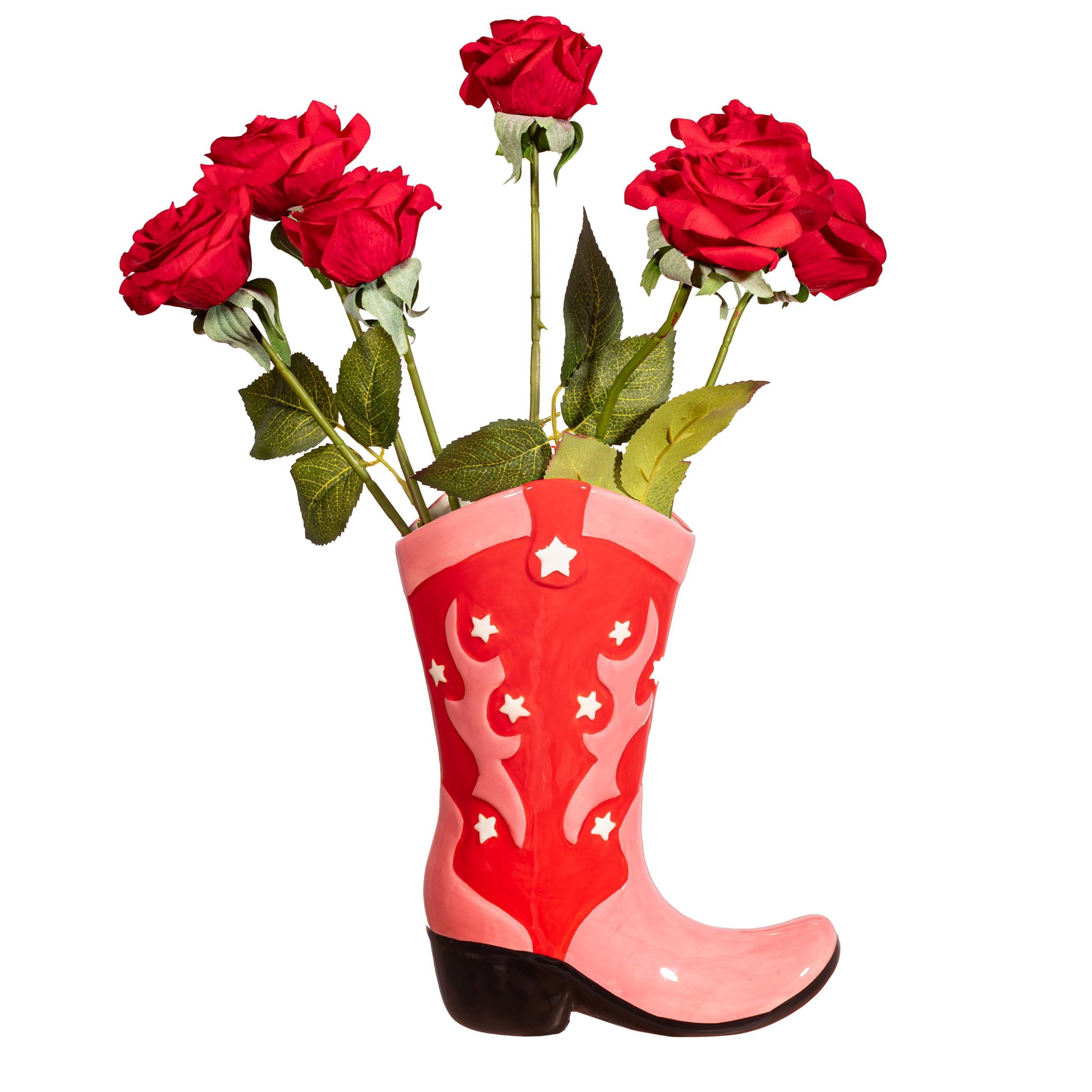 Sass & Belle Cowboy Boot Vase Sass & Belle