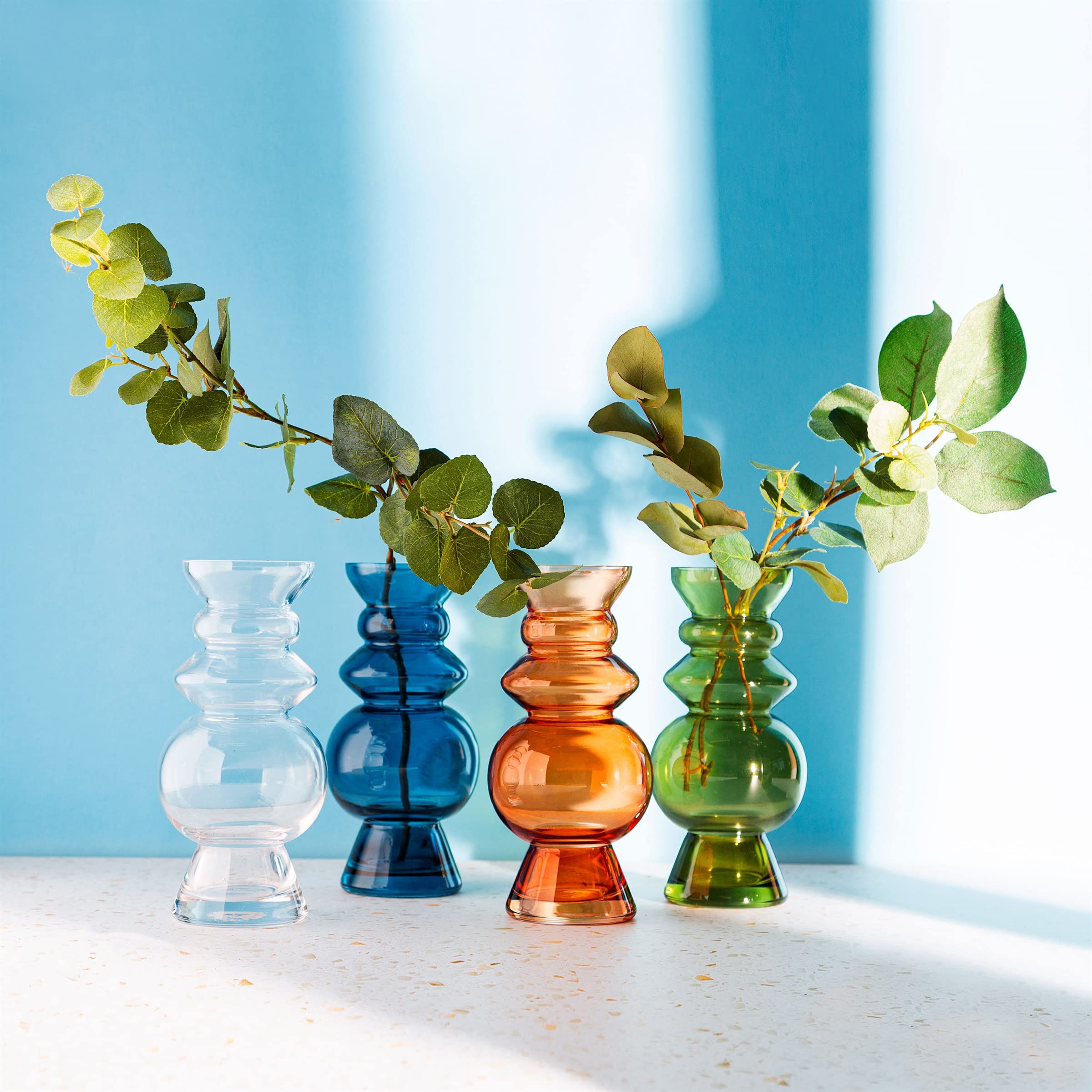 Sass & Belle Selina Glass Vase Clear Sass & Belle