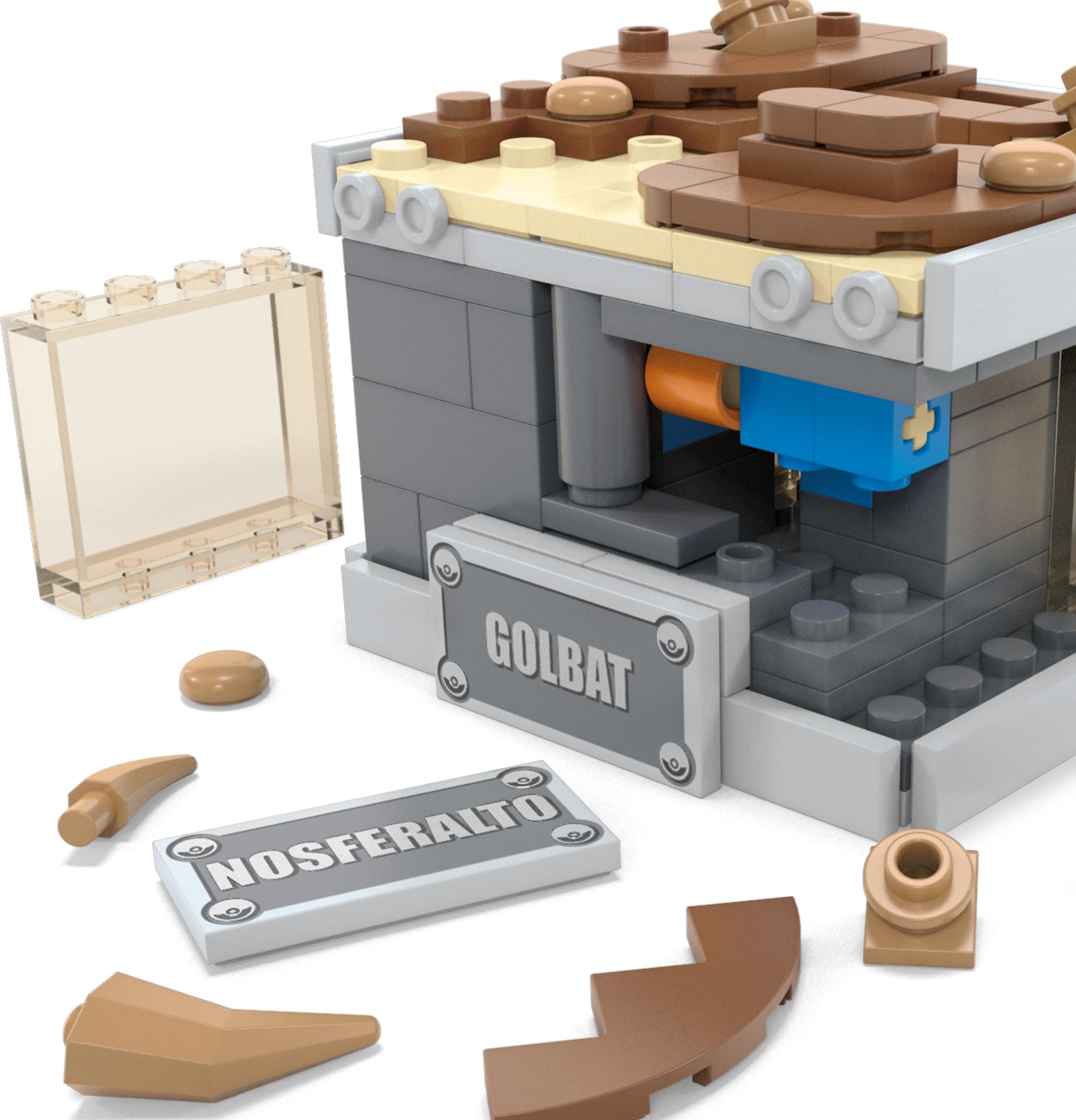 MEGA Pokemon Mini Motion Geodude Building Toys Set White Wabbit Retail