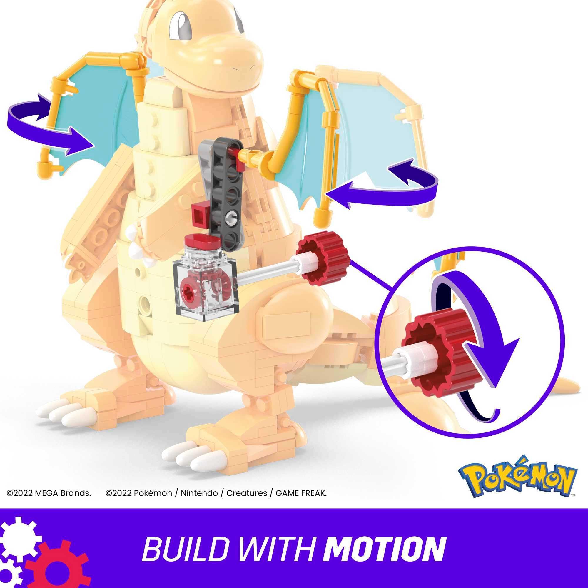Mega Pokemon Dragonite Building Toys Mega Brands