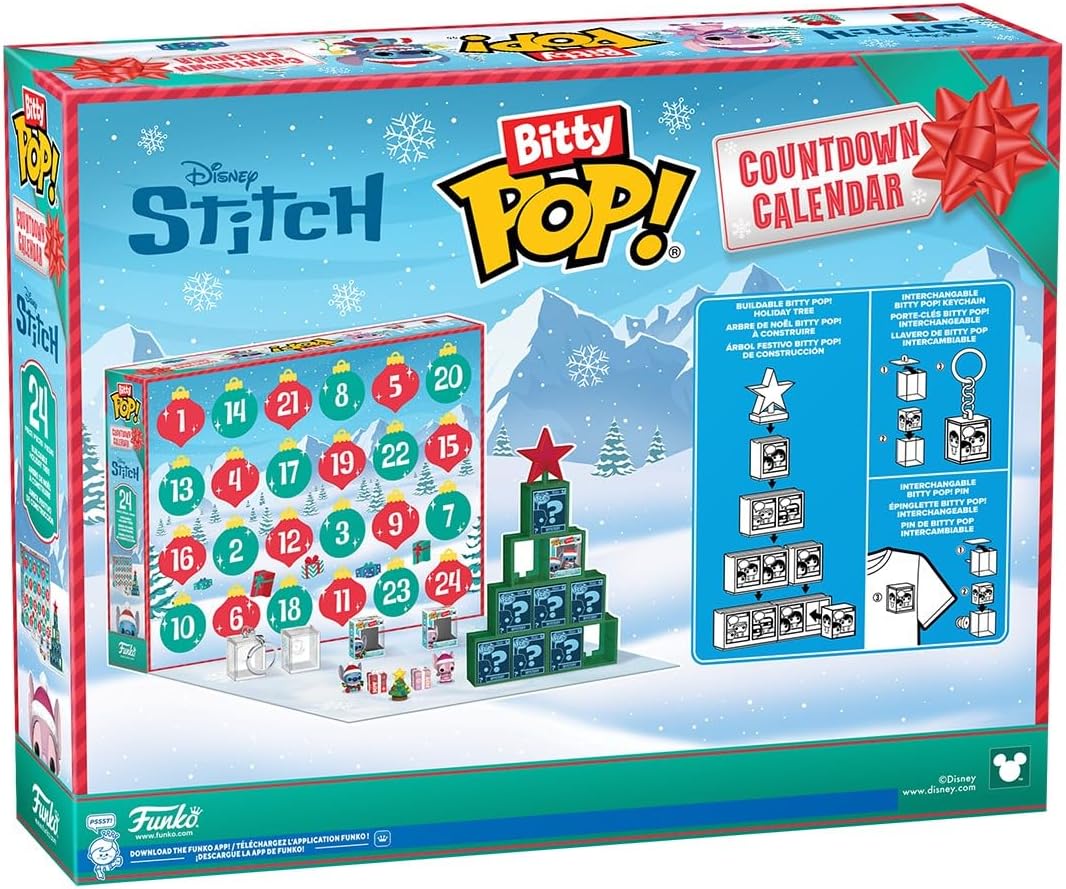 Funko Bitty Pop! Countdown Calendar: Stitch Holiday Disney