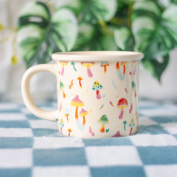 Funky Fungi Mushroom Print Mug Something Different