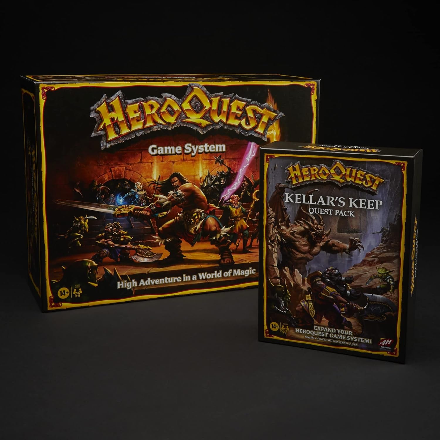 Avalon Hill HeroQuest Kellar's Keep Expansion, Ages 14 and Up 2-5 Players, Requires HeroQuest Game System to Play
