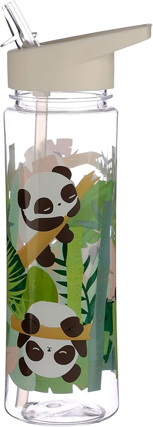 Puckator Pandarama Bottle With Flip Straw 550ml