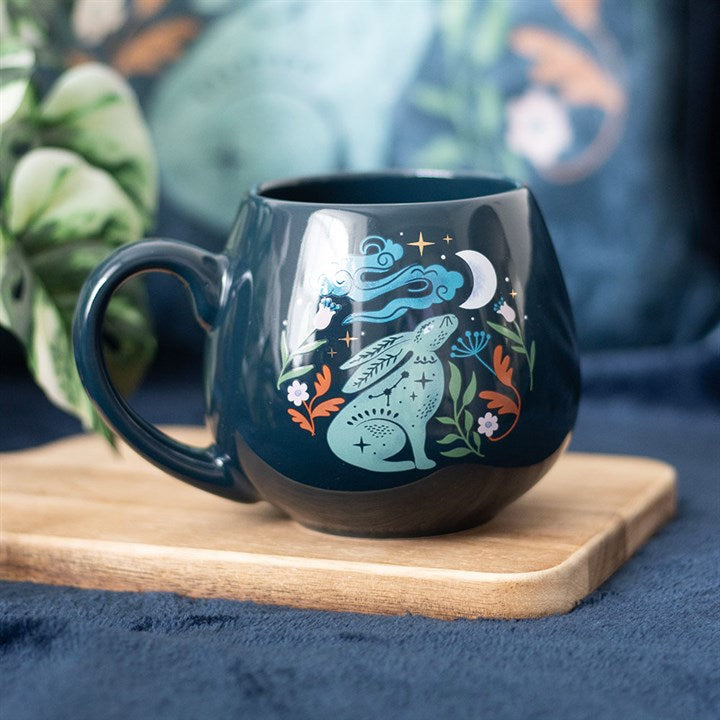 Midnight Hare Rounded Mug Something Different
