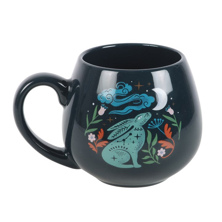 Midnight Hare Rounded Mug Something Different