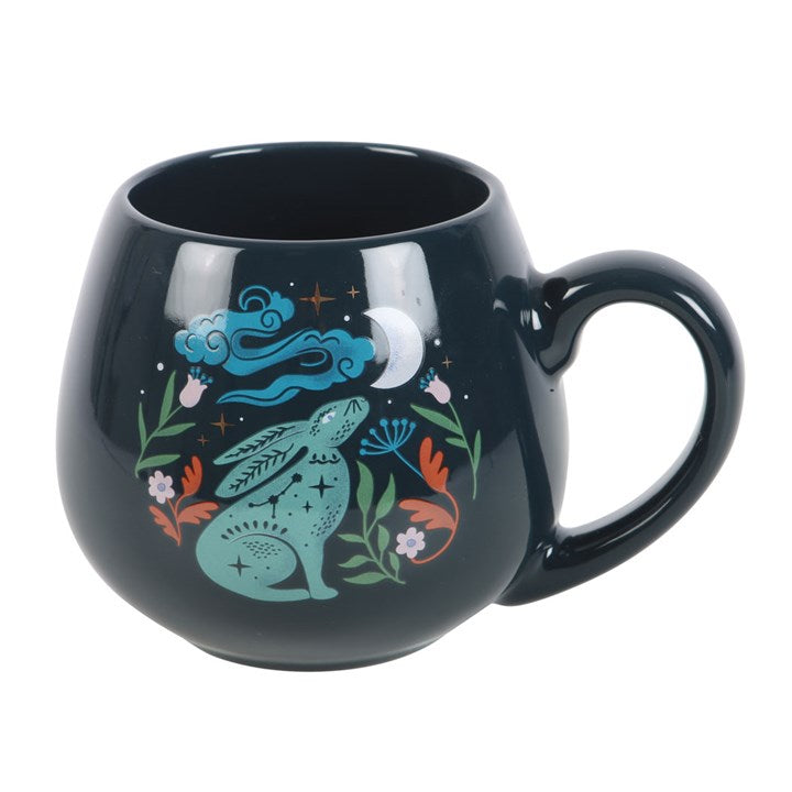 Midnight Hare Rounded Mug Something Different