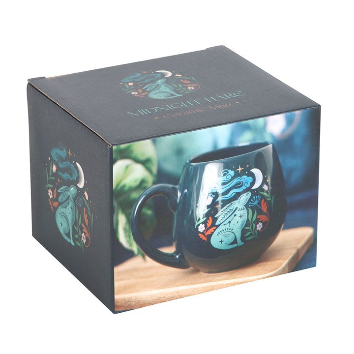 Midnight Hare Rounded Mug Something Different