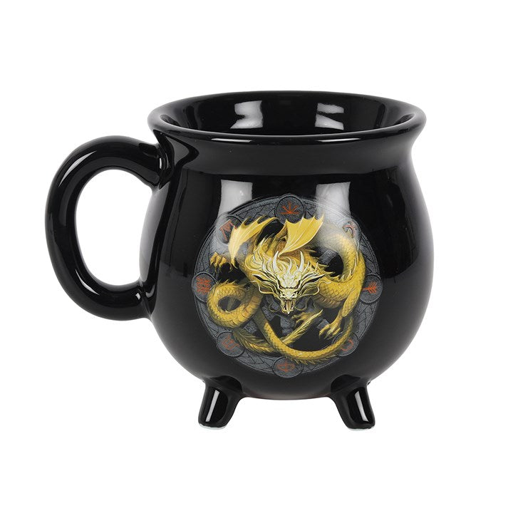 Anne Stokes Imbolc Dragon Colour Changing Cauldron Mug Anne Stokes