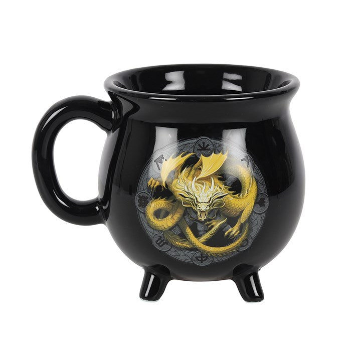Anne Stokes Imbolc Dragon Colour Changing Cauldron Mug Anne Stokes