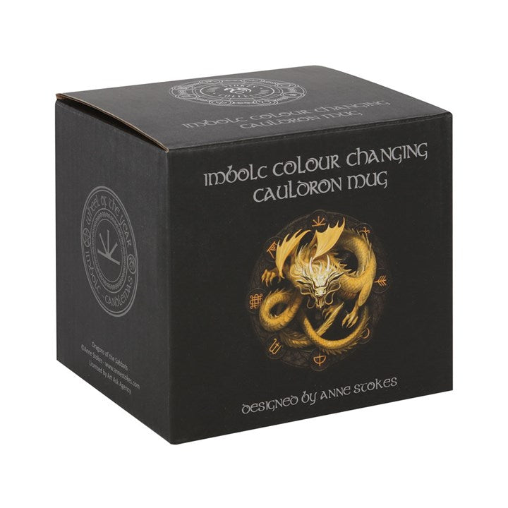 Anne Stokes Imbolc Dragon Colour Changing Cauldron Mug Anne Stokes