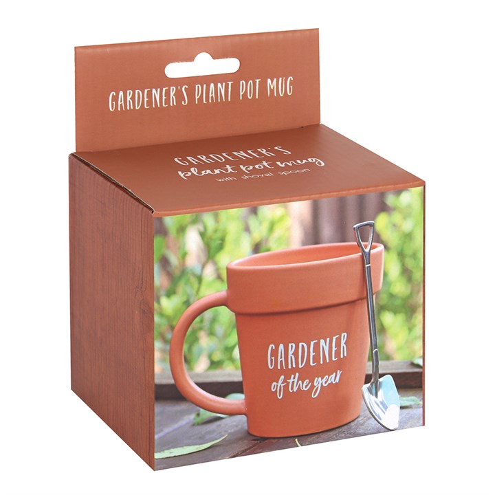 Gardener of the Year Pot Mug and Shovel Spoon Something Different
