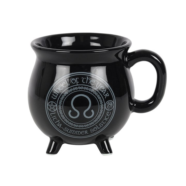 Anne Stokes Litha Dragon Colour Changing Cauldron Mug Anne Stokes