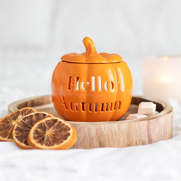 Hello Autumn Pumpkin Oil Burner Something Different