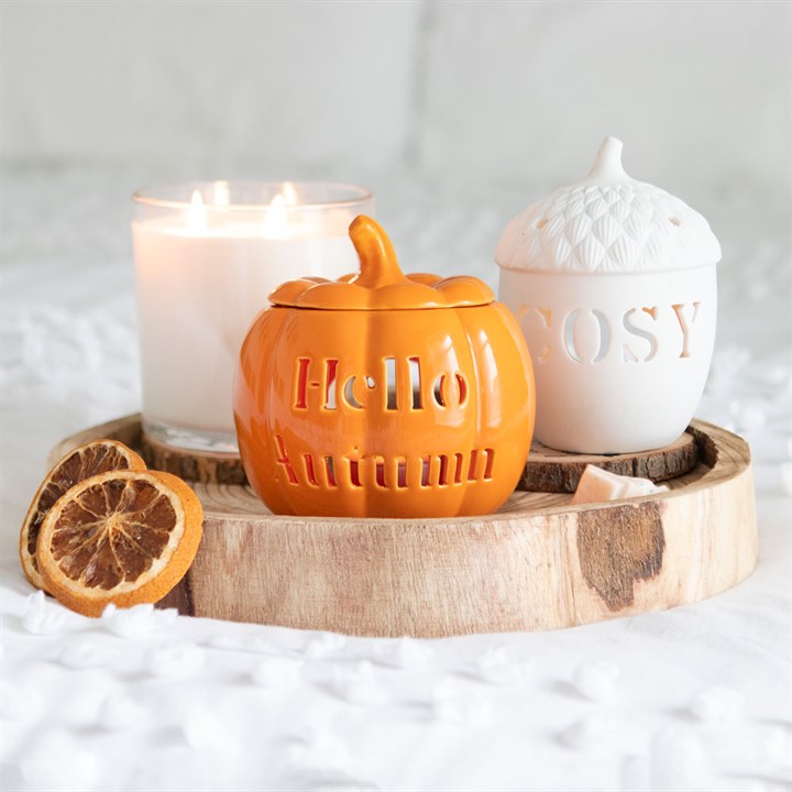 Hello Autumn Pumpkin Oil Burner Something Different