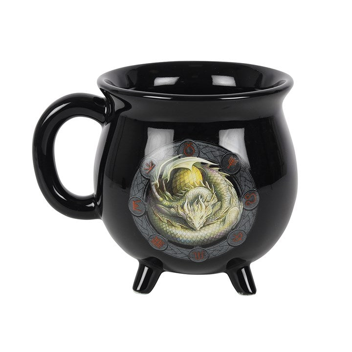 Anne Stokes Ostara Dragon Colour Changing Cauldron Mug Anne Stokes