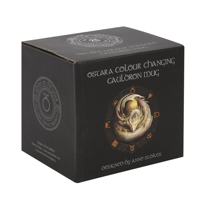 Anne Stokes Ostara Dragon Colour Changing Cauldron Mug Anne Stokes