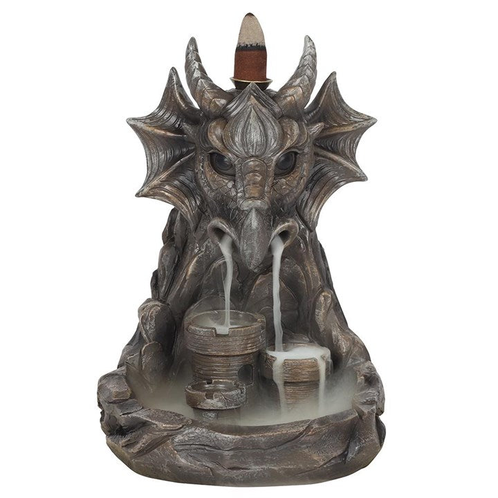 Grey Dragon Backflow Incense Burner Something Different