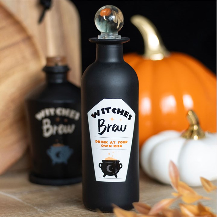 Decorative Witches Brew Glass Potion Bottle Something Different