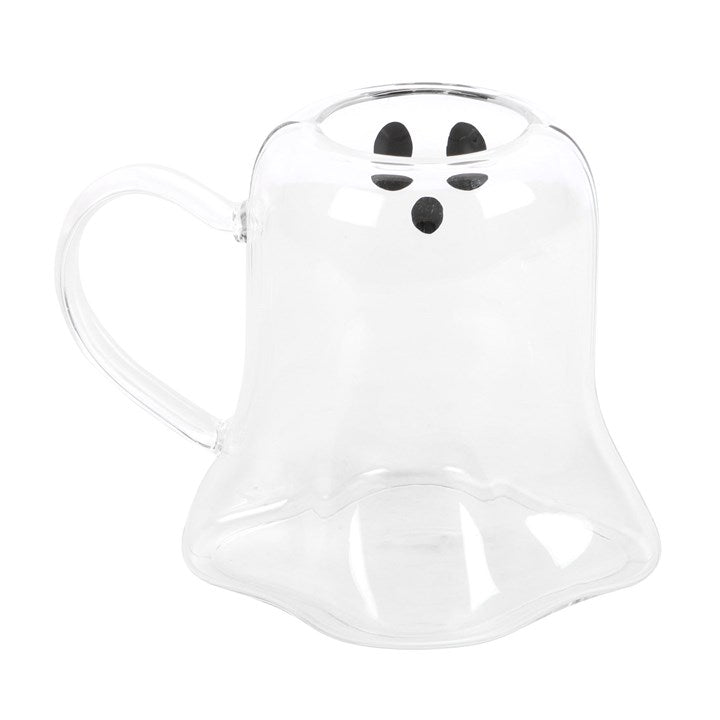 Ghost Shaped Glass Mug Something Different