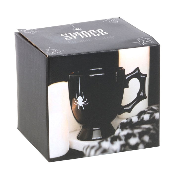 Black Spider Teacup Something Different