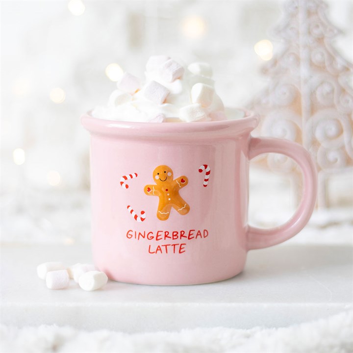 Pink Gingerbread Latte Mug Something Different