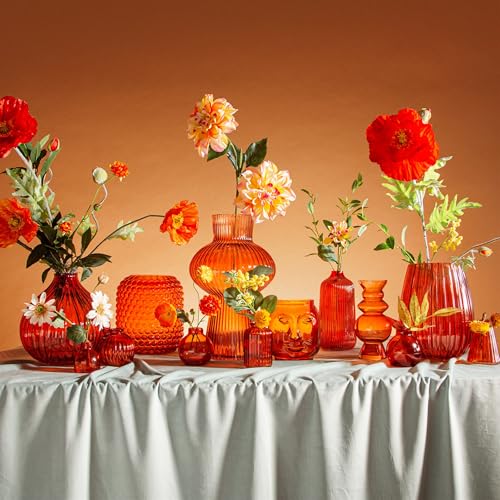 Sass & Belle Amber Glass Bud Vases - Set of 3 Sass & Belle