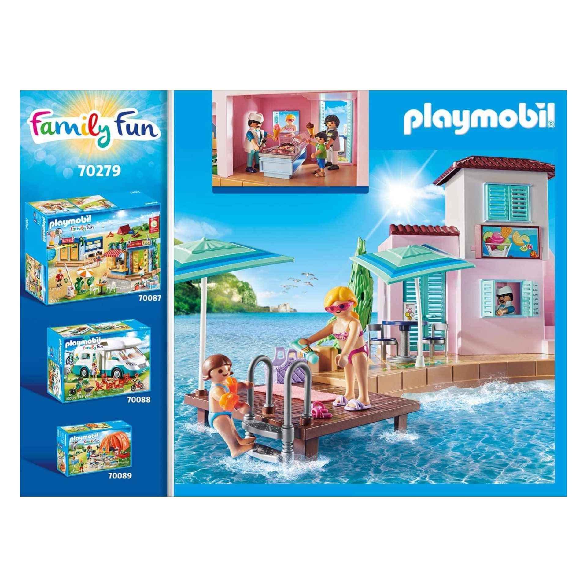 Playmobil Waterfront Ice Cream Shop 70279 Playmobil