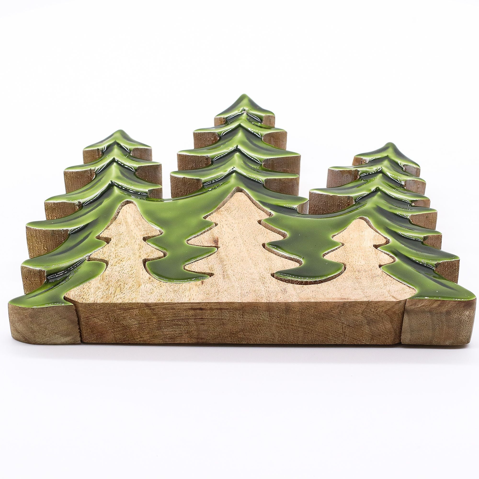 Lost in the Forrest - Three Trees 3D Wooden Decoration - 20x23cm AW-Dropship
