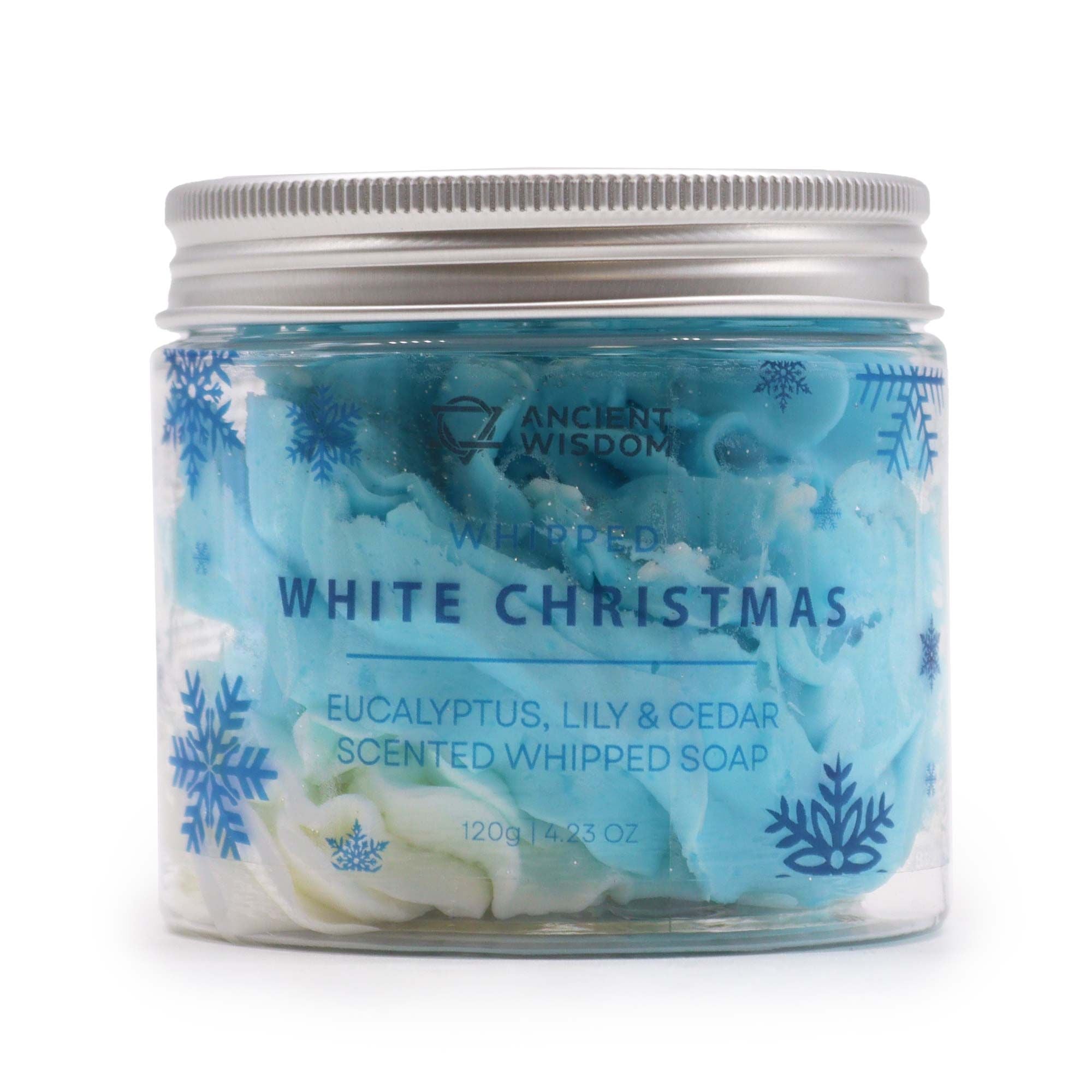 White Christmas Whipped Soap 120g AW-Dropship