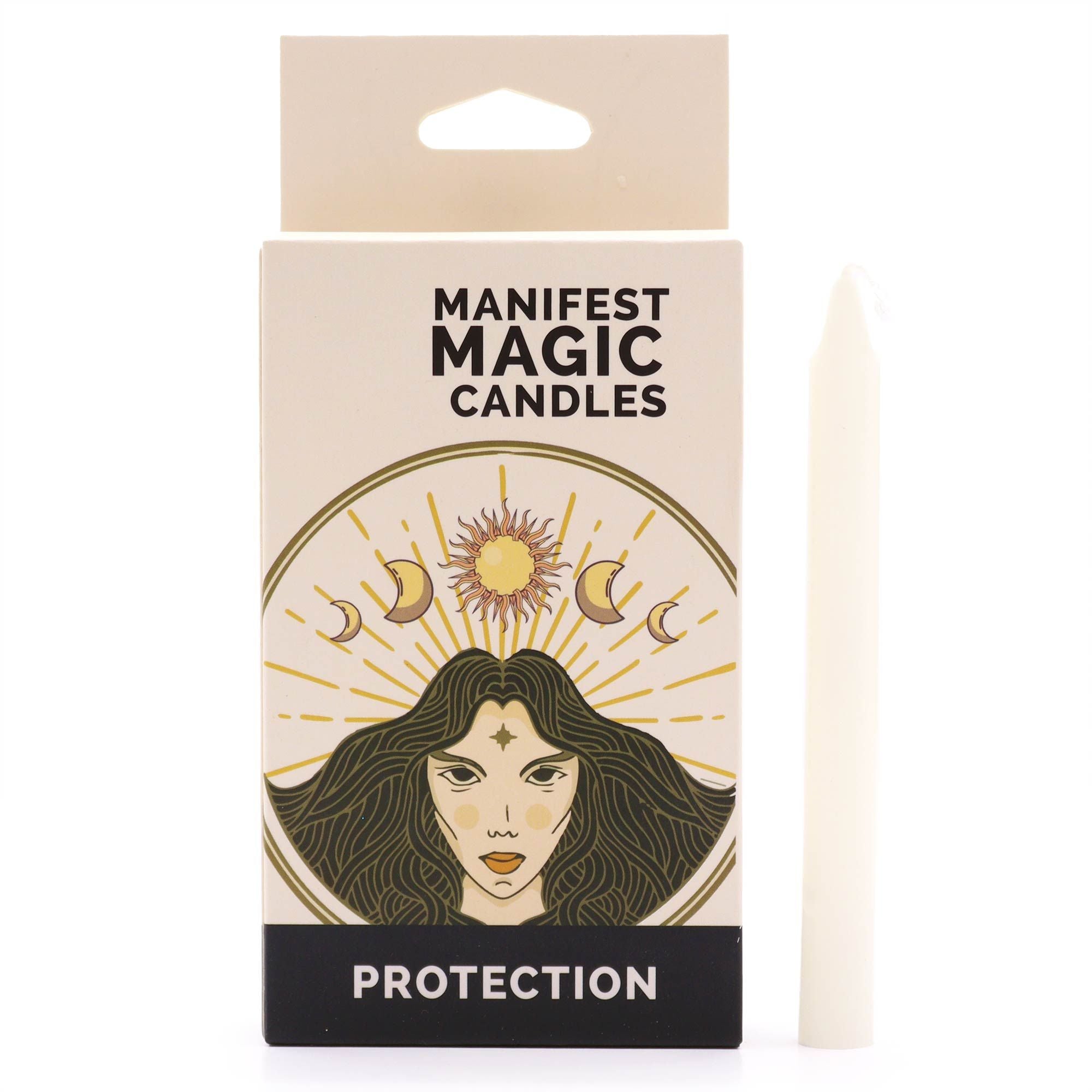 Manifest Magic Candles (pack of 12) - Ivory- Protection