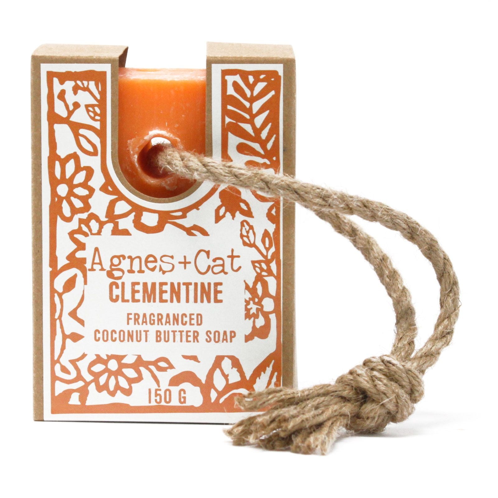 Agnes + Cat Soap On A Rope - Clementine